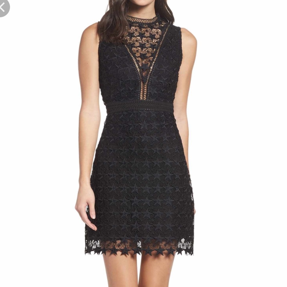 Sam Edelman Star Lace Sheath Dress